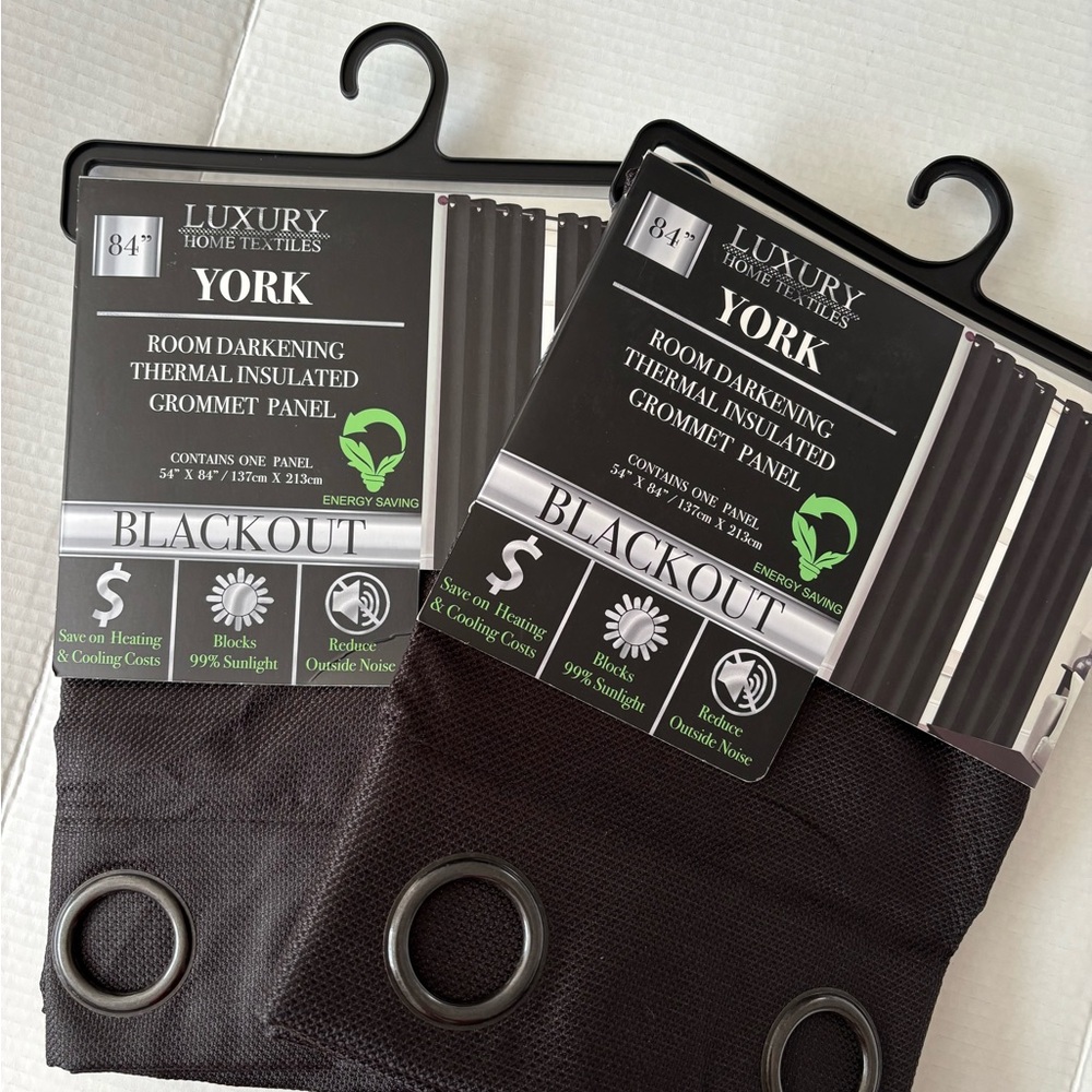 Black Thermal Insulated Grommet Panel
